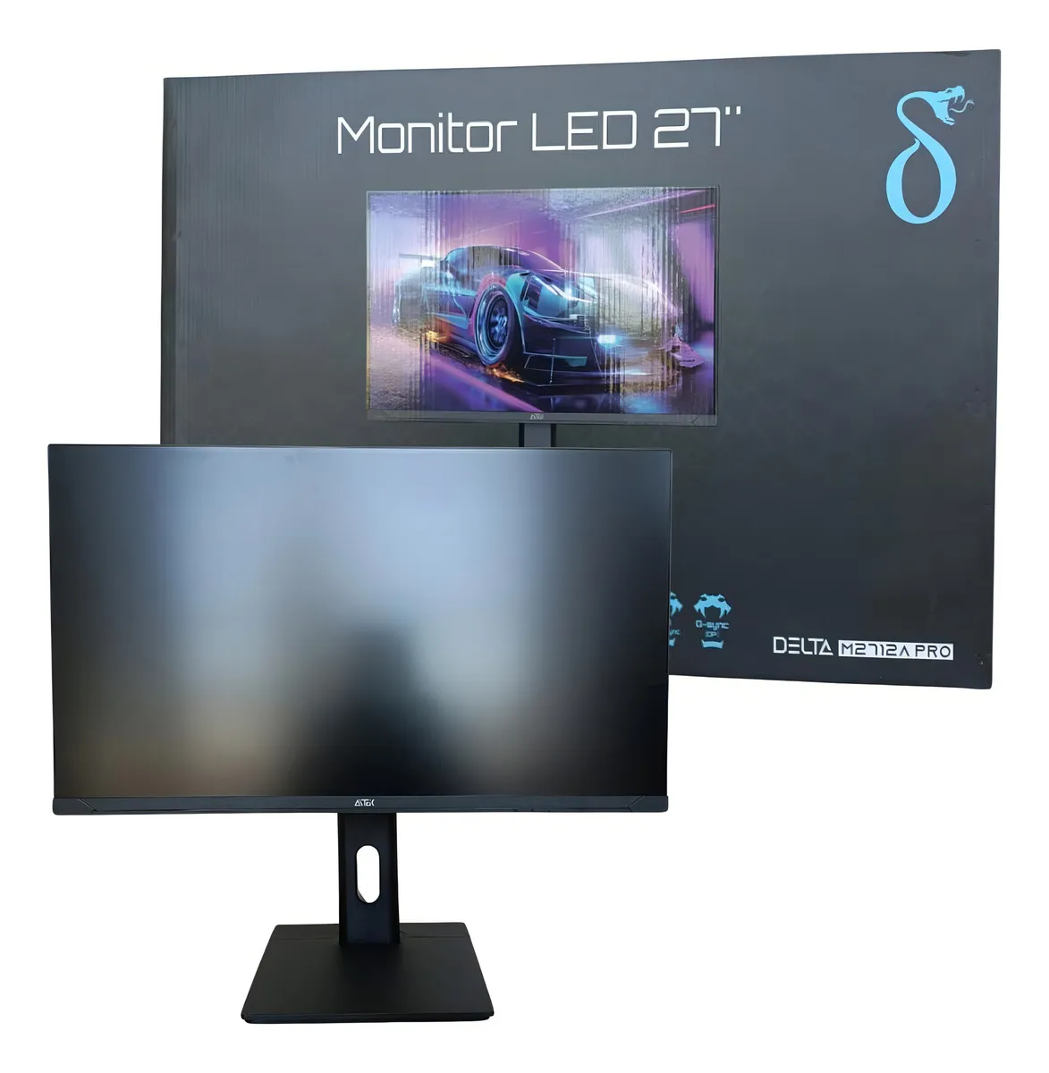 27 Monitor Gamer 27" Aitek Delta M2712A Pro Full HD 180Hz LED - Imagem 1